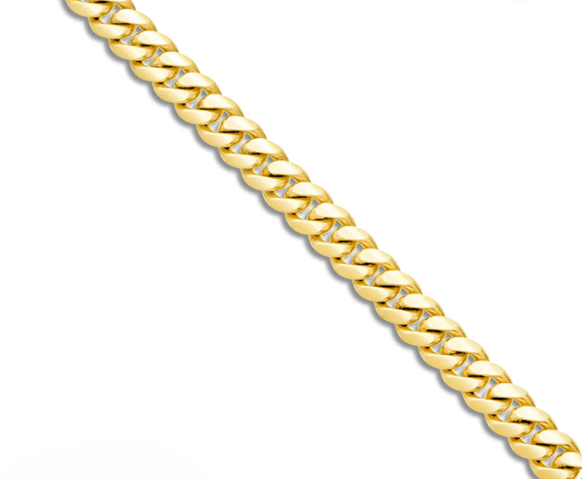 5MM SOLID 10K Cuban link chain